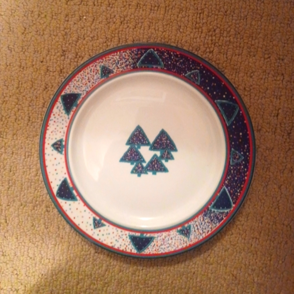 Dansk Winterfest salad 9"accent plate